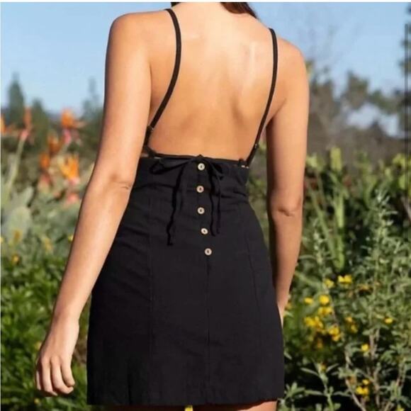 Free People Black Little Loca Mini Size Large - Picture 6 of 11